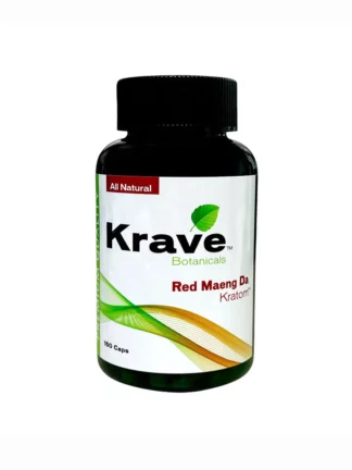 Krave Botanicals Red Maeng Da Kratom Capsules 150