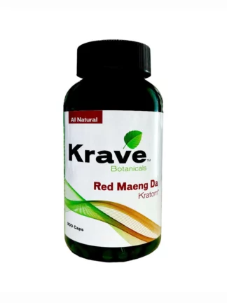 Krave Botanicals Red Maeng Da Kratom Capsules
