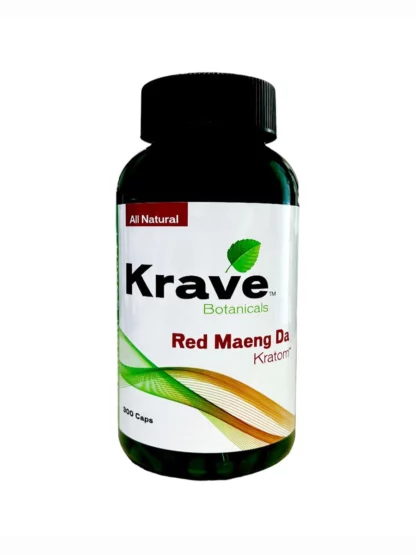 Krave Botanicals Red Maeng Da Kratom Capsules