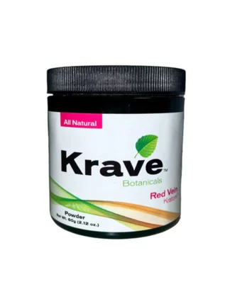Krave Botanicals Red Vein Kratom Powder 60g