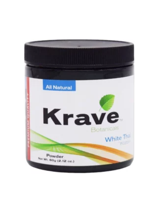 Krave Botanicals White Thai Kratom Powder 60g