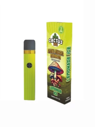 Lemonade Ice Cactus Labs Amanita Muscaria Mushroom Vape Enhanced With HHC 2G