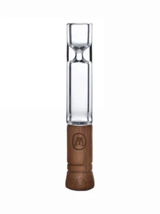 Marley Small Glass Taster Pipe With Wood Base
