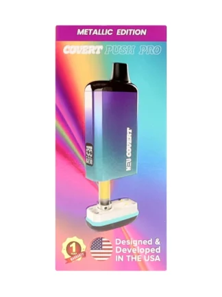 NEU Covert Push Pro Discreet Battery Metallic 1000mAh Blue Purple