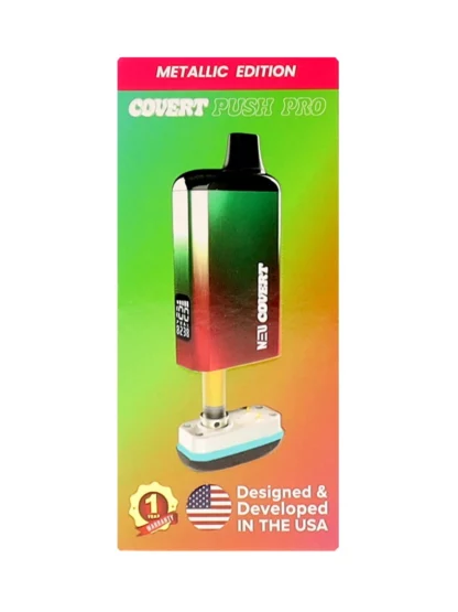 NEU Covert Push Pro Discreet Battery Metallic 1000mAh Rainbow