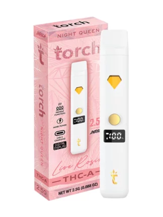 Night Queen Torch THC-A Live Rosin Disposable 2.5G
