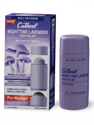 Nighttime Lavender Moisturizing Cutleaf Mushroom Hemp Roll On 2000mg