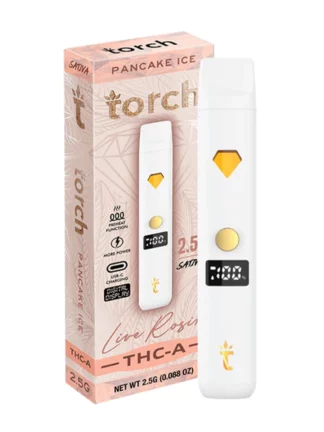 Pancake Ice Torch THC-A Live Rosin Disposable 2.5G