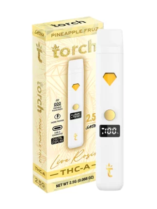 Pineapple Fruz Torch THC-A Live Rosin Disposable 2.5G