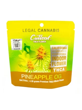 Pineapple OG Cutleaf Premium THC-A Whole Hemp Flower 4.2G