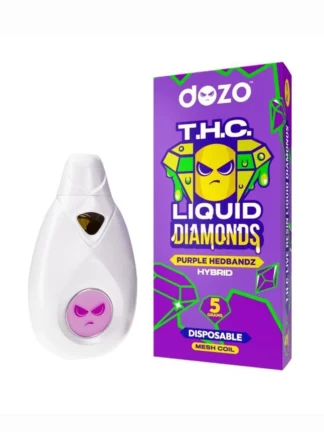 Purple Headbandz Dozo Liquid Diamonds Mesh Coil Vape 5G