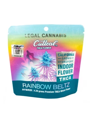 Rainbow Beltz Cutleaf Premium THC-A Whole Hemp Flower 4.2G