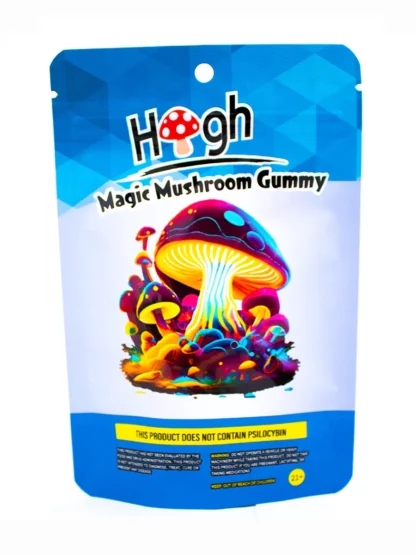 Raspberry High Magic Mushroom Gummies 3000mg Back