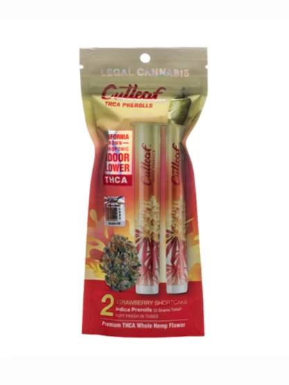 Strawberry Shortcake Cutleaf THC-A Pre Rolls 2G
