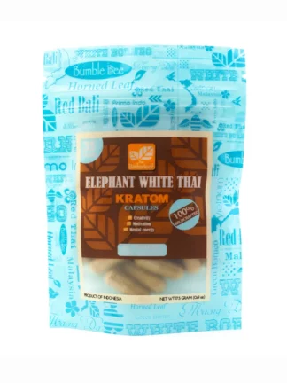 The Betterleaf Elephant White Thai Kratom Capsules 35pcs