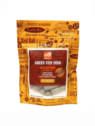 The Betterleaf Green Vein Indo Kratom Capsules 35pcs