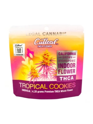 Tropical Cookies Cutleaf Premium THC-A Whole Hemp Flower 4.2G