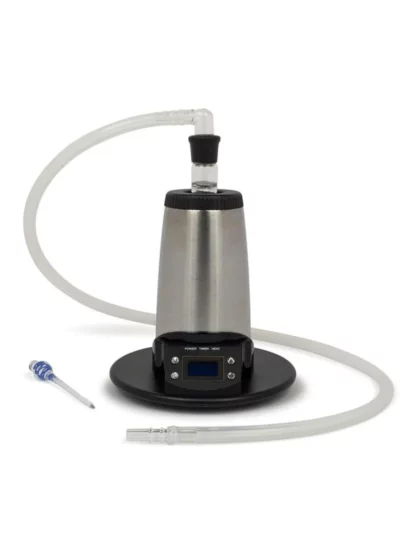 Arizer V Tower Buy Desktop Dry Herb Vaporizer w/ Remote Control open