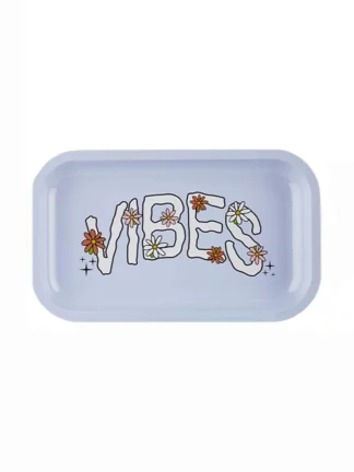 Vibes Medium Metal Rolling Tray