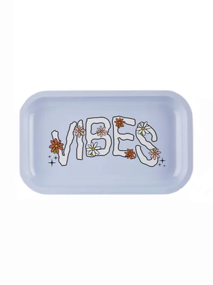Vibes Medium Metal Rolling Tray
