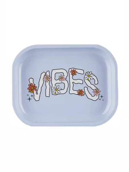 Vibes Small Metal Rolling Tray