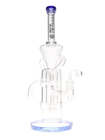 13" Tsunami Shower Head Swiss Recycler Water Pipe Blue