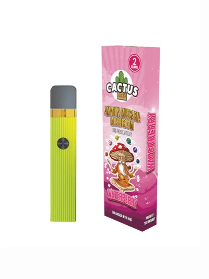 Waterberry Cactus Labs Amanita Muscaria Mushroom Vape Enhanced With HHC 2G