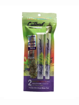 Watermelon Gelato Cutleaf THC-A Pre Rolls 2G