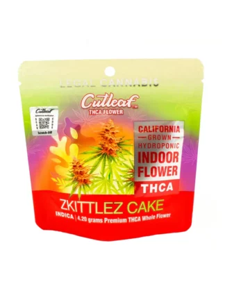 Zkittlez Cake Cutleaf Premium THC-A Whole Hemp Flower 4.2G