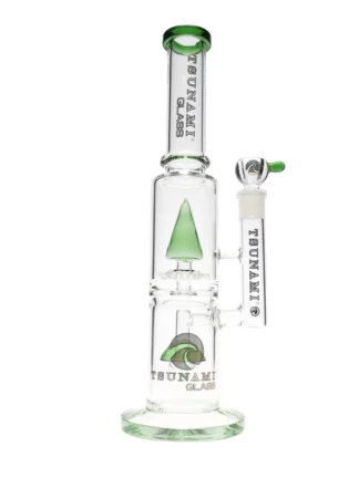 15" Tsunami UFO Pyramid Sprinkler Glass Water Pipe