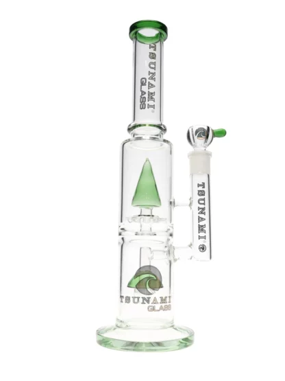 15" Tsunami UFO Pyramid Sprinkler Glass Water Pipe