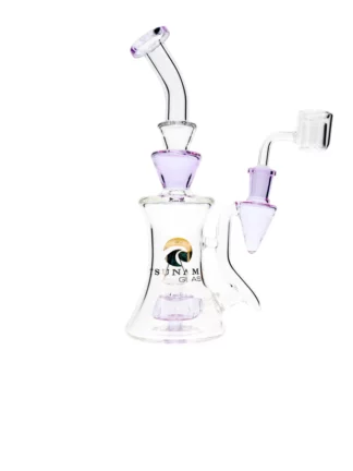 10" Tsunami Concentrate Rig Showerhead Recycler Water Pipe