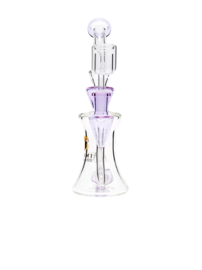 10" Tsunami Concentrate Rig Showerhead Recycler Water Pipe Side