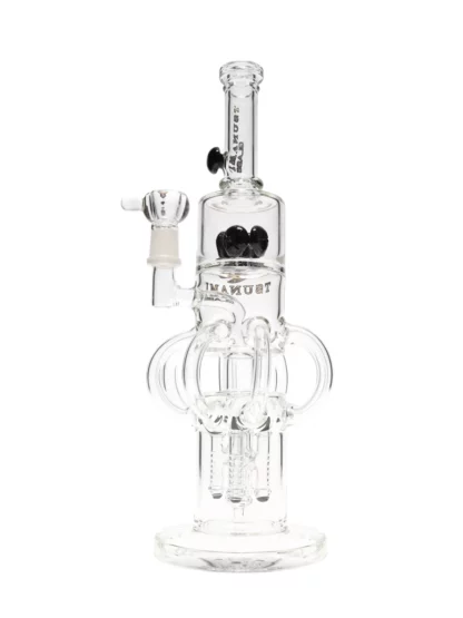 14" Tsunami Rocktapus Quad Rocket Water Pipe Back