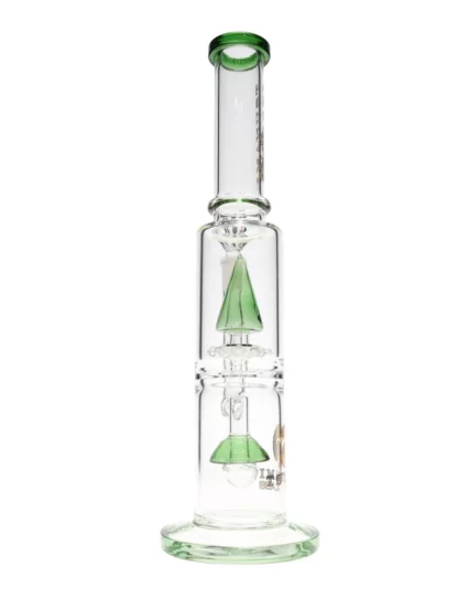 15" Tsunami UFO Pyramid Sprinkler Glass Water Pipe Side 2