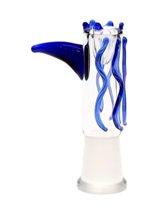 10MM Blue Shark Female Glass Bowl