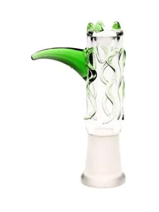 10MM Green Shark Female Glass Bowl