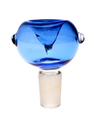 14MM Basic Color Blue Bowl Male Glass Bowl
