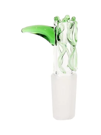 14MM Green Shark Male Glass Bowl