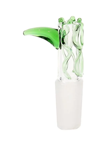 14MM Green Shark Male Glass Bowl