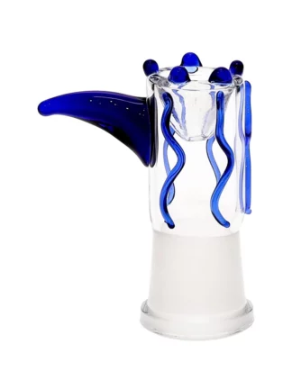 18MM Blue Shark Female Glass Bowl