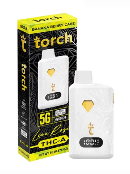 Banana Berry Cake Torch Live Rosin THC-A Disposable 5G