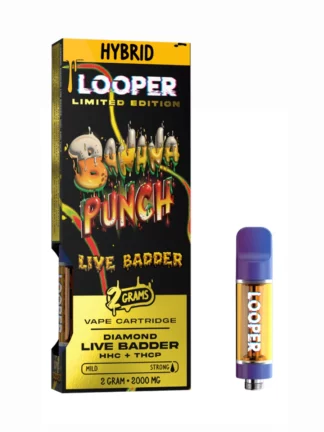 Banana Punch Looper Limited Edition Diamond Live Badder HHC+THCP Cartridge 2G