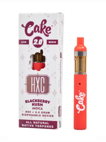 Blackberry Kush Cake HXC Live Resin Disposable 2G