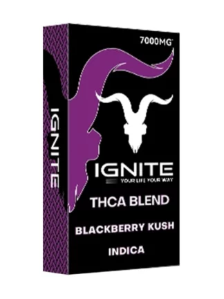 Blackberry Kush Ignite THC-A Blend Disposable 7000mg