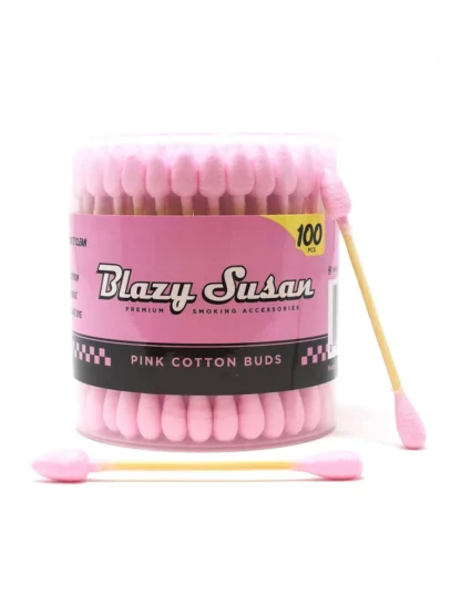 Blazy Susan Cotton Buds Pink