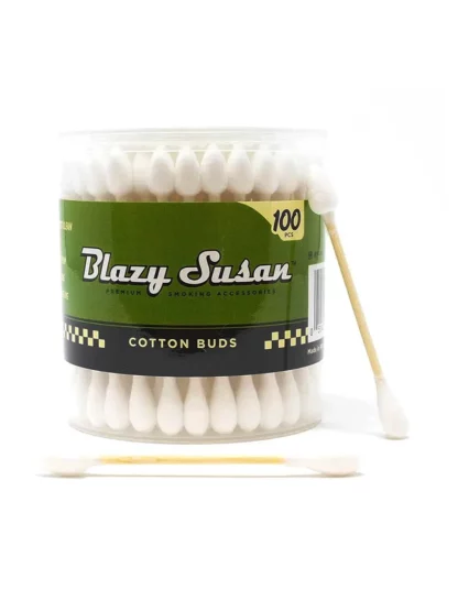 Blazy Susan Cotton Buds White