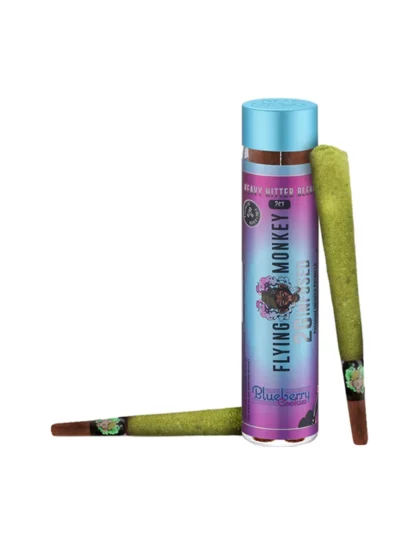 Blueberry Cookies Flying Monkey Heavy Hitter D8+THCP Pre-Rolls 2G