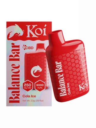 Cola Ice KOI Balance Bar CBD 6000 Puffs Disposable Vape
