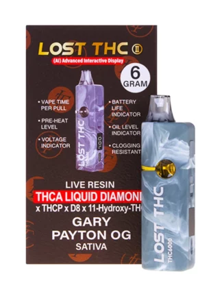 Gary Payton OG Lost THC THC-A Liquid Diamond Disposable 6G